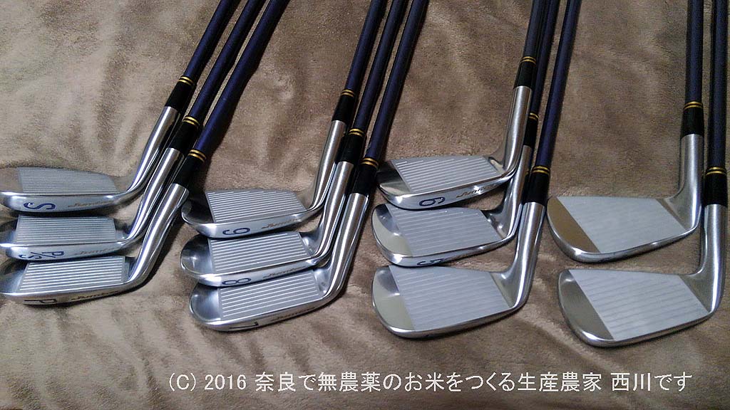 ジャンボ尾崎ゴルフクラブJ'sチタンマッスル限定版 HM-80 10本セット 